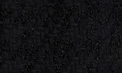 Shop Givenchy 4g Logo Cap Sleeve Tweed Minidress In Black