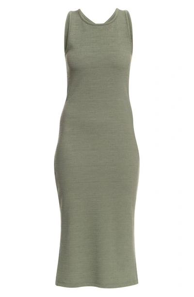 Shop Roxy Good Keepsake Cutout Midi Dress In Agave Green
