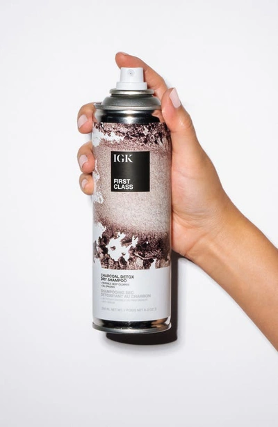 Igk Mini First Class Charcoal Detox Dry Shampoo 2 oz/ 90 ml