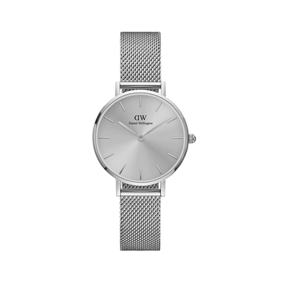 Shop Daniel Wellington Women's Petite 28mm Quartz Watch In Silver