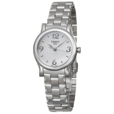Shop Tissot Women's Stylis-t 28mm Quartz Watch In Silver