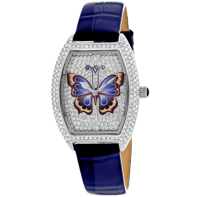Shop Christian Van Sant Women's Papillon Silver Dial Watch