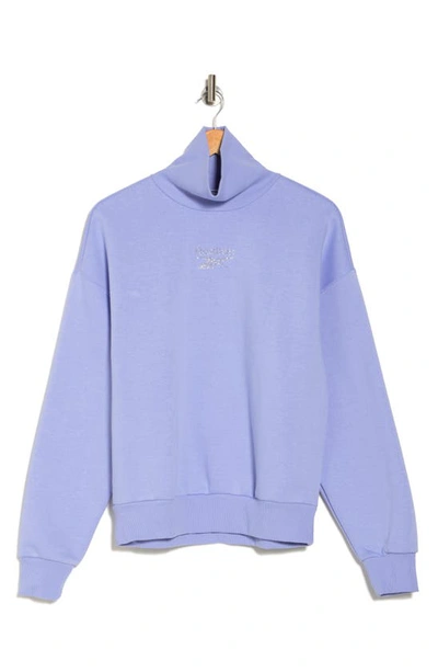 Shop Reebok Classic Sparkle Sweatshirt In Lilac Glow