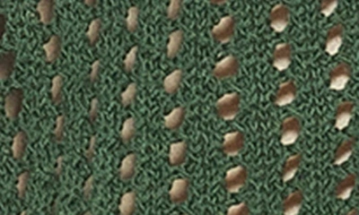 Alexia Admor Josi Crochet Button-up Top In Green