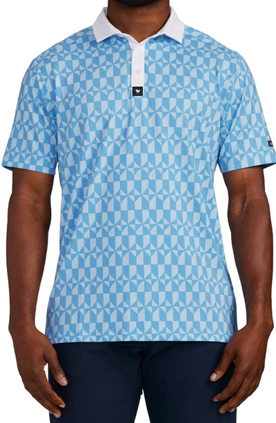 Shop Bad Birdie Don't Trip Performance Golf Polo In Dont Trip