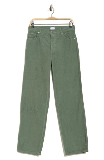 Shop Rvca Heritage Cotton Corduroy Pants In Spinach