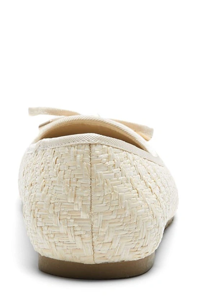 Reaction Kenneth Cole Elstree Flat In Natural Raffia