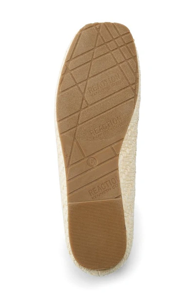 Reaction Kenneth Cole Elstree Flat In Natural Raffia