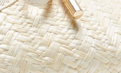 Reaction Kenneth Cole Elstree Flat In Natural Raffia