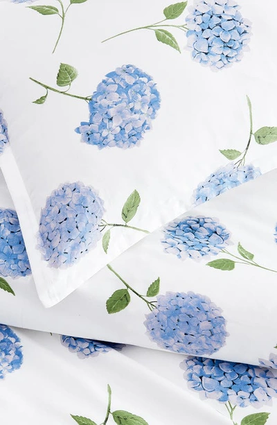 Melange Hydrangea 400 Thread Count Cotton Duvet Set In Blue