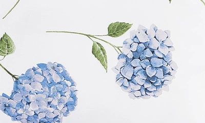 Melange Hydrangea 400 Thread Count Cotton Duvet Set In Blue