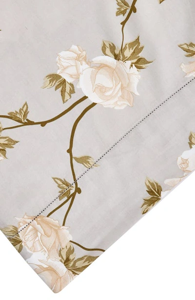 Melange Rose 400 Thread Count Cotton Sheet Set In Ivory