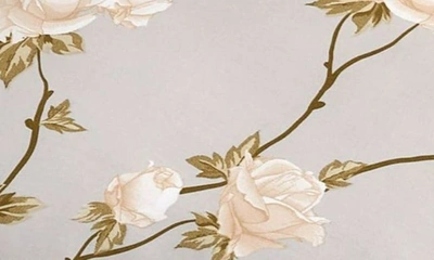Melange Rose Cotton Pillowcase Set In White/ Ivory