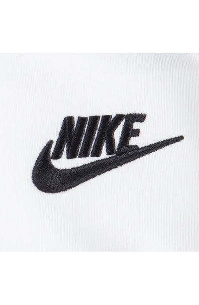 Nike Kids' Swoosh Tricot Track Jacket & Joggers Set In Black/ White