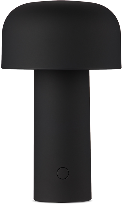 Shop Flos Black Bellhop Portable Table Lamp In Matt Black