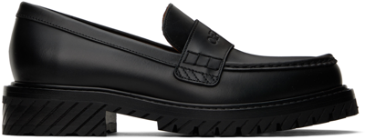 Shop Off-white Black Military Loafers