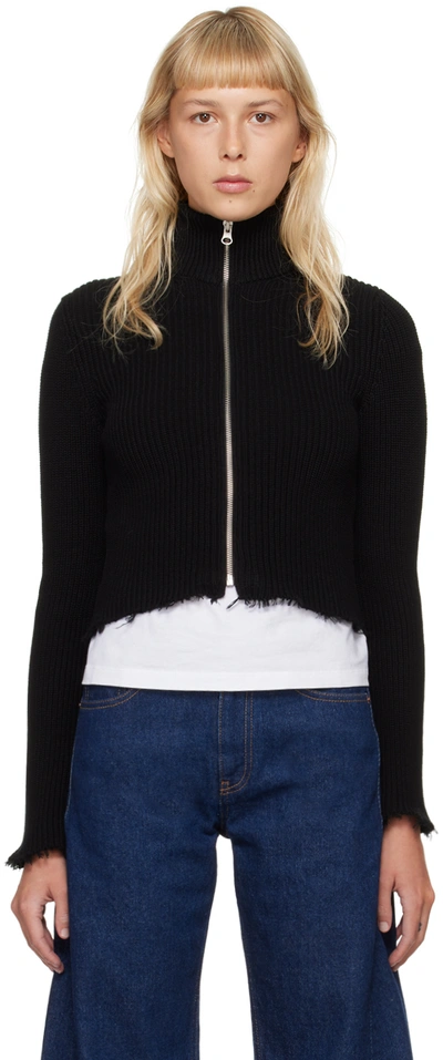 Shop Mm6 Maison Margiela Black Camionneur Sweater In 900 Black