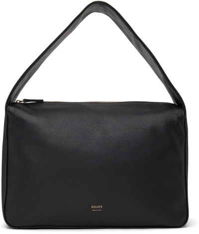 Shop Khaite Black 'the Elena' Bag In 200 Black