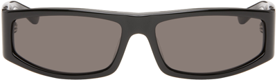Shop Courrèges Black Tech Sunglasses In 9999 Black