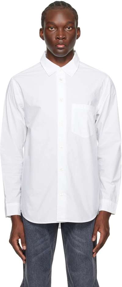 Shop Samsã¸e Samsã¸e White Damon P Shirt