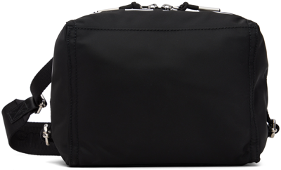 Shop Givenchy Black Small Pandora Bag In 004-black/white