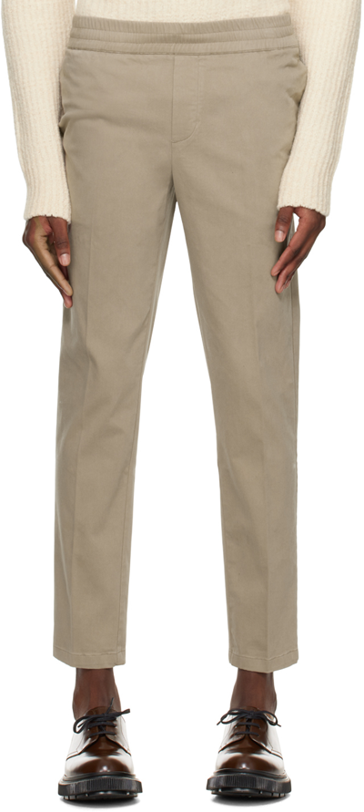 Samsoe & Samsoe Khaki Smithy Trousers In Fallen Rock