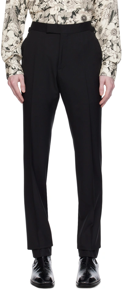 Shop Tom Ford Black Shelton Trousers