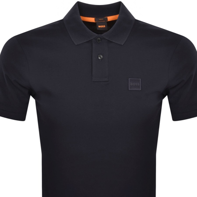 Boss Casual Boss Passenger Polo T Shirt Navy In Navy