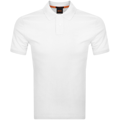 Shop Boss Casual Boss Passenger Polo T Shirt White