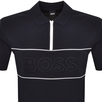 Shop Boss Business Boss Paras 20 Polo T Shirt Navy