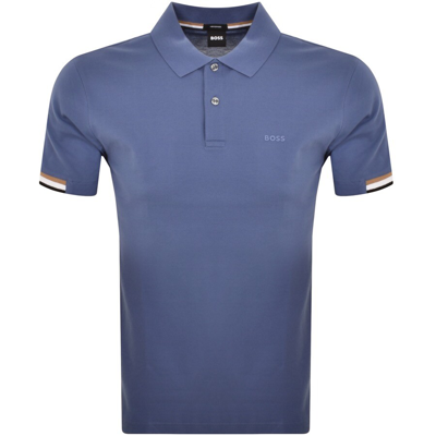 Shop Boss Business Boss Parlay 147 Polo T Shirt Blue