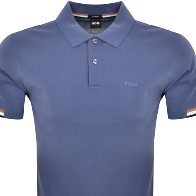 Shop Boss Business Boss Parlay 147 Polo T Shirt Blue