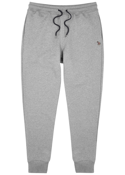 Shop Ps By Paul Smith Logo Cotton Sweatpants In Grey