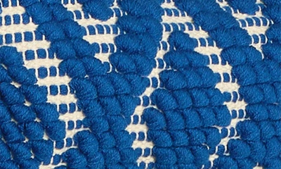 Shop Natasha Embroidered Clutch In Royal Blue