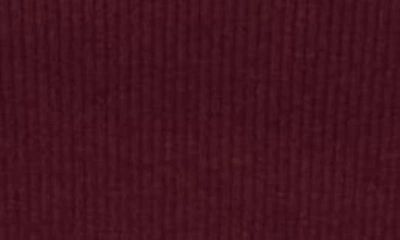 Shop Seven Off The Shoulder Wool & Cotton Blend Sweater In Winetasting