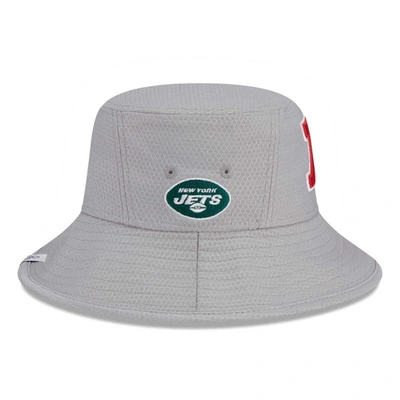 Shop New Era Gray New York Jets 2024 Pro Bowl Bucket Hat
