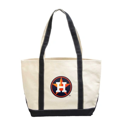 Shop Logo Brands Houston Astros Canvas Tote Bag In Navy