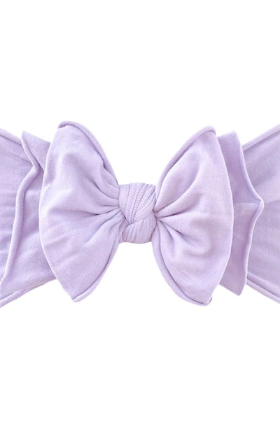 Shop Baby Bling Fab-bow-lous Headband In Light Orchid