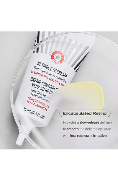 First Aid Beauty Retinol Eye Cream With Squalane + Ceramides 0.15 oz / 15 ml