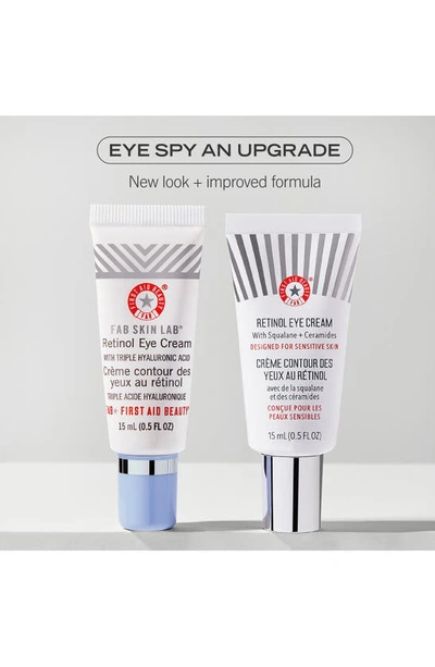 First Aid Beauty Retinol Eye Cream With Squalane + Ceramides 0.15 oz / 15 ml