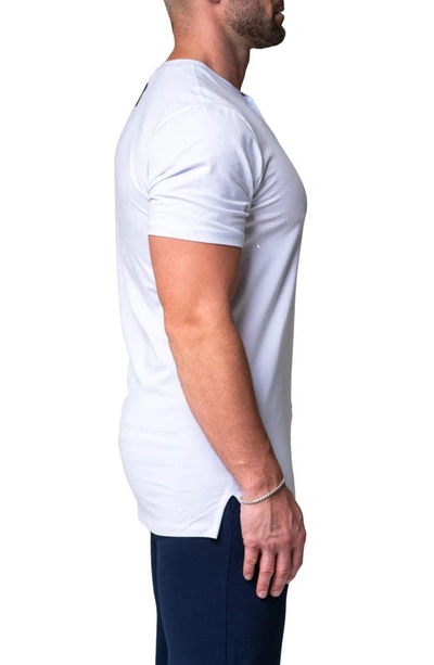 Shop Maceoo Core Henley In White