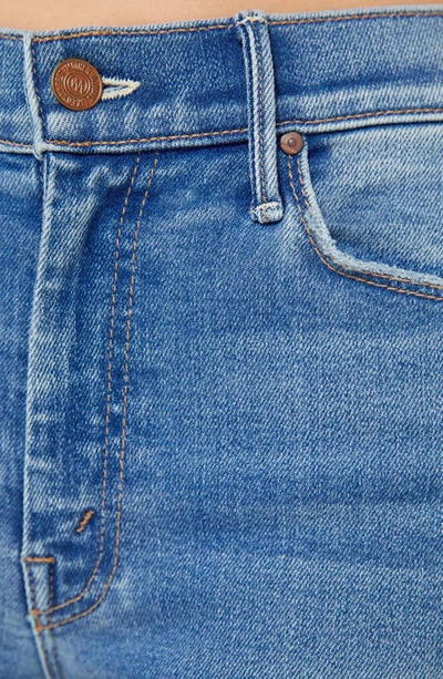 Mother Womens Horseback To Quarterback The Doozy Flared Straight-leg Mid-rise Stretch-denim Jeans In Layover