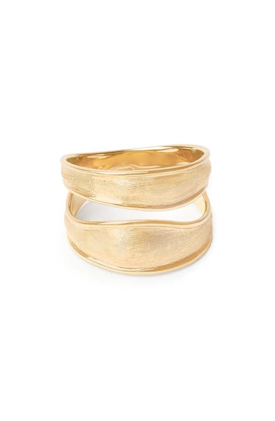 Shop Marco Bicego Lunaria Ring In Yellow Gold