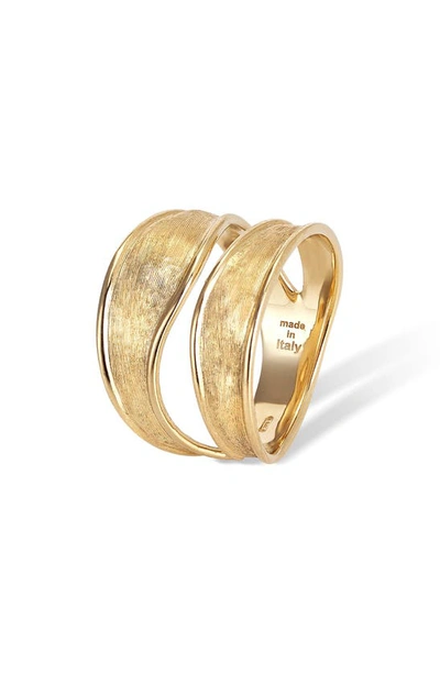 Shop Marco Bicego Lunaria Ring In Yellow Gold