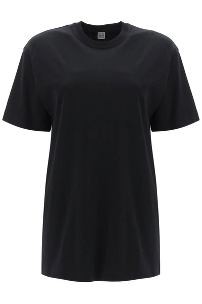 Shop Totême Relaxed Fit Straight T Shirt In Black