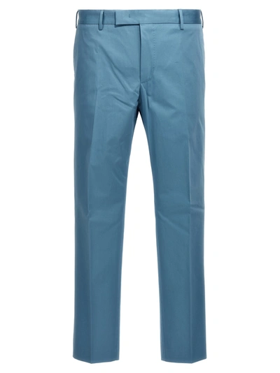 Shop Pt Torino Dieci Pants In Light Blue