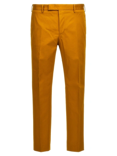 Shop Pt Torino Dieci Pants In Yellow