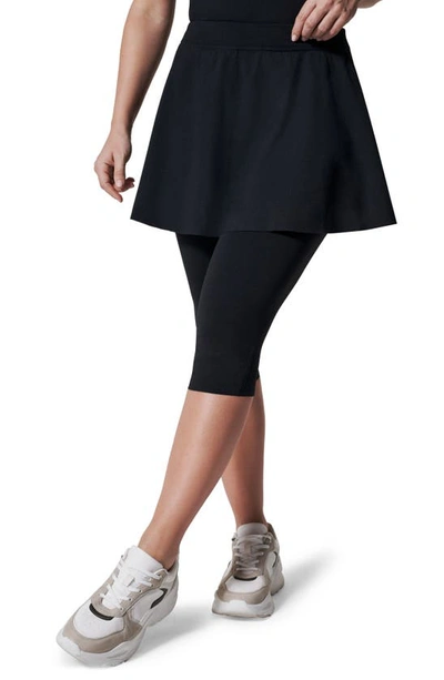 Shop Spanx ® Booty Boost Legging Lined Skirt In Very Black