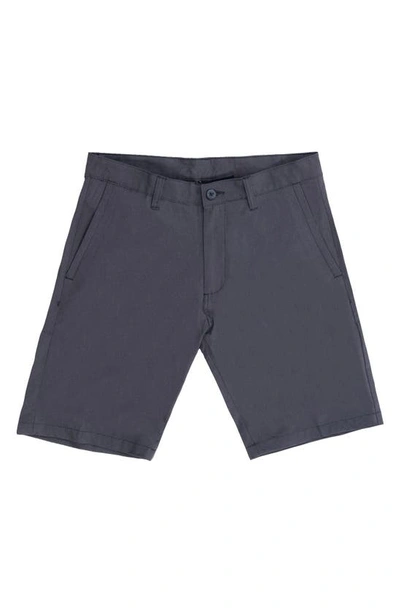 Shop Burnside Hybrid Shorts In Heather Black