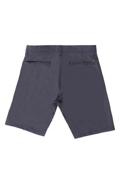 Shop Burnside Hybrid Shorts In Heather Black